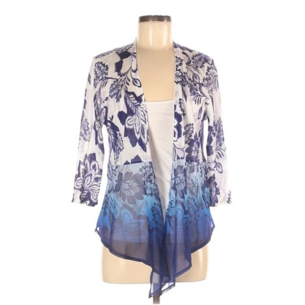 Chico's Women's‎ Open Front 3/4 sleeve Cardigan M